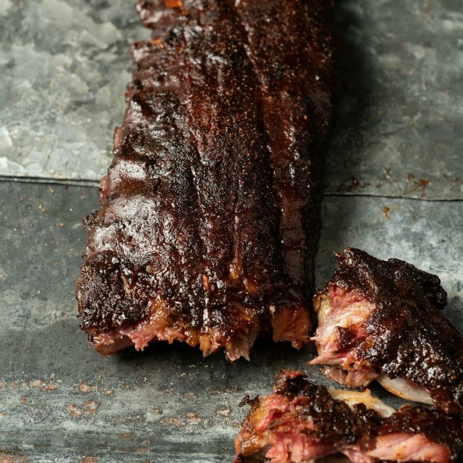 Foods Central BBQ Ribs | Memphis Style Ribs - 2 Slabs + Sauce + Rub