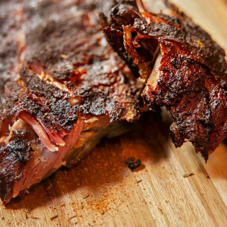 Foods Central BBQ Ribs | Memphis Style Ribs - 2 Slabs + Sauce + Rub