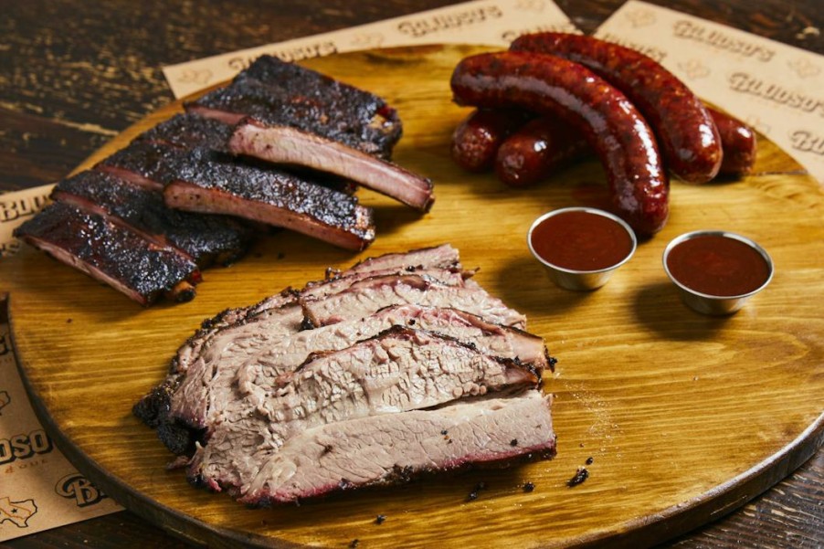 Foods Bludso's BBQ Ribs | Mini Trinity Bbq Combo - Brisket, Ribs & Links