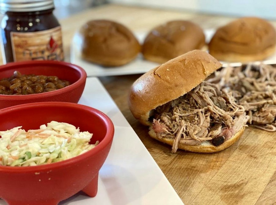 Foods Fainmous BBQ Sandwich Kits | Pulled Pork Sandwich Kit For 8