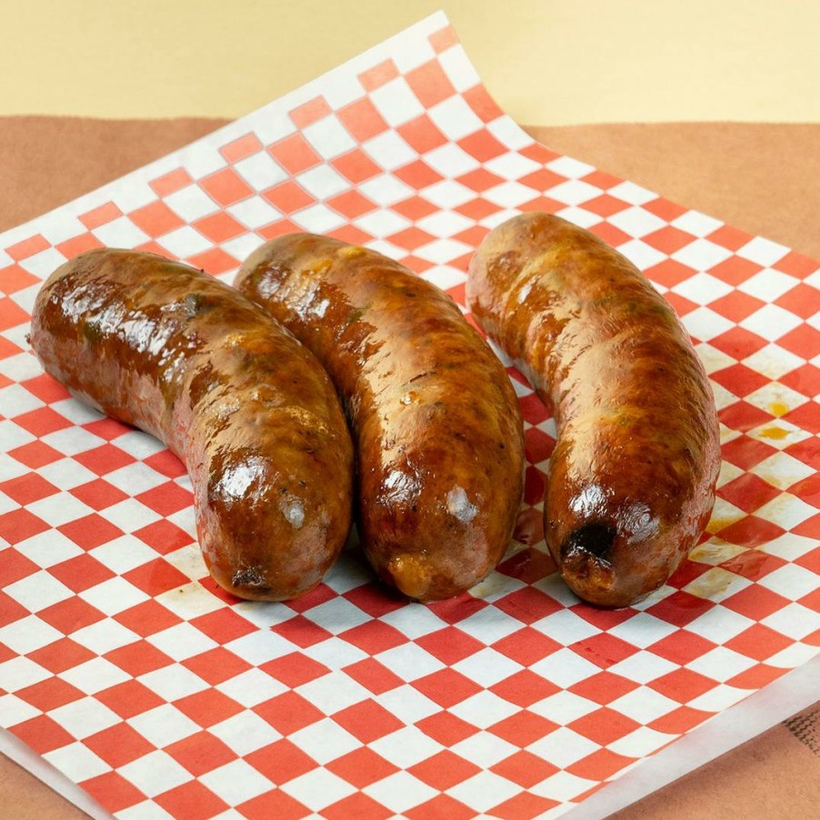 Foods Soulbelly BBQ Sausages | Pork Chili Cheddar Sausage - 6 Pack