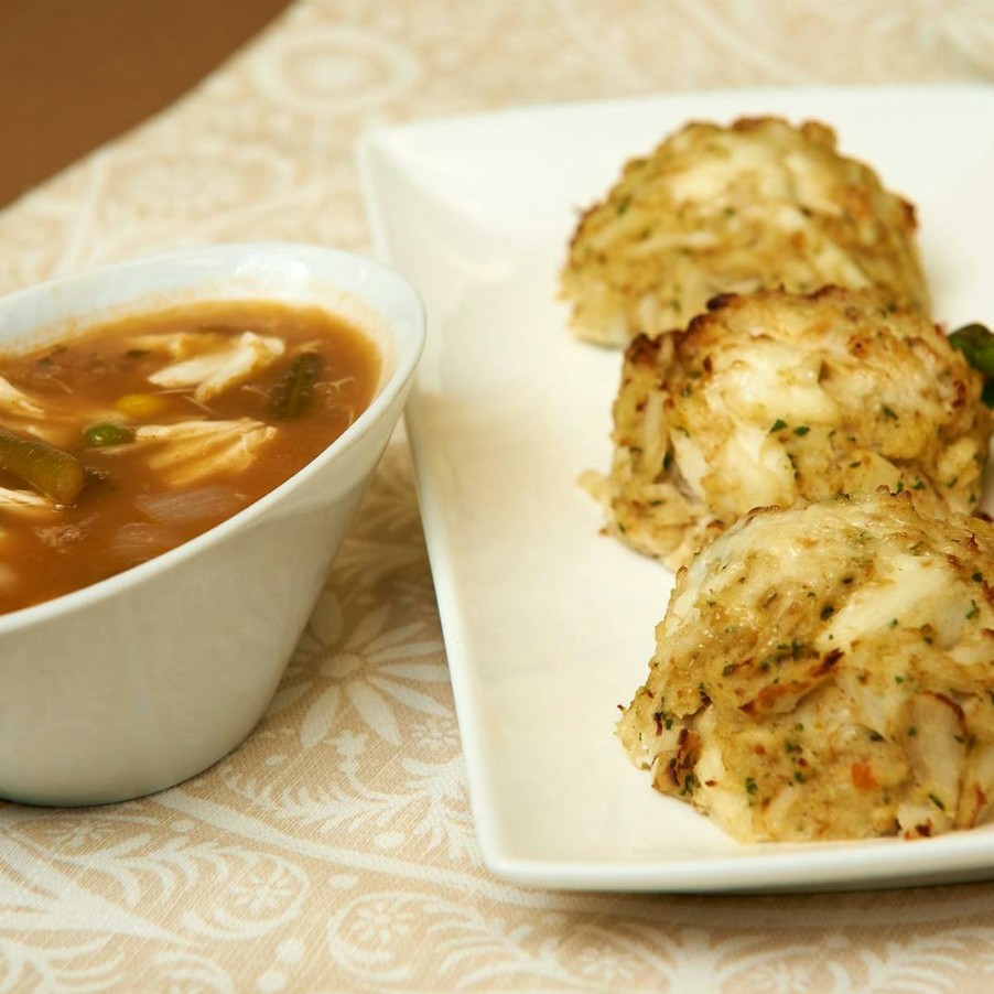 Foods Angelina's of Maryland Soups & Chowders | Crab Cake Dinner For 3