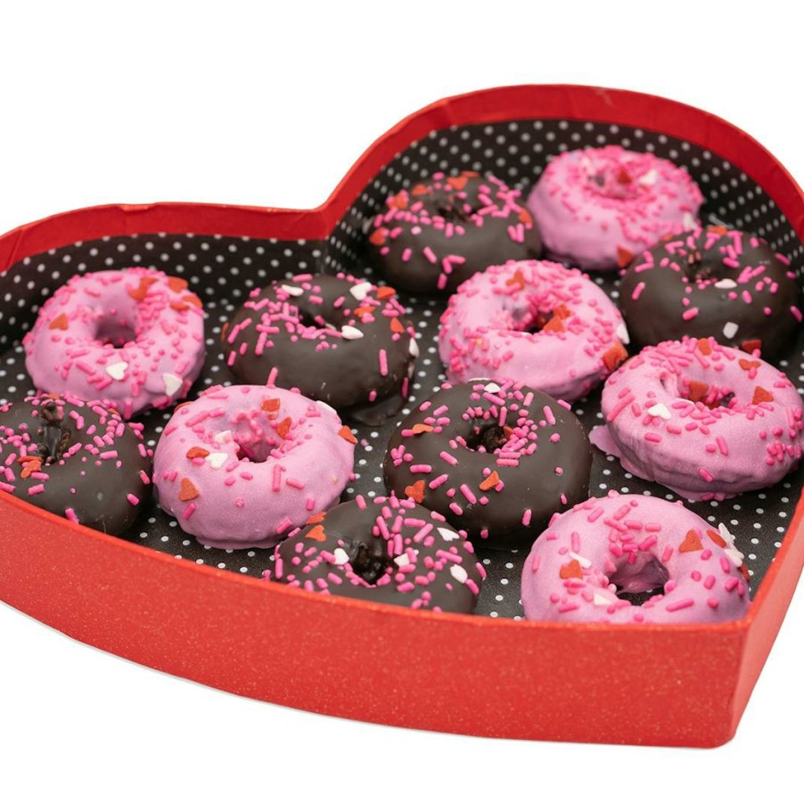 Foods Stan's Donuts Doughnuts | Valentine'S Day Mini Donut Combo - 12 Pack