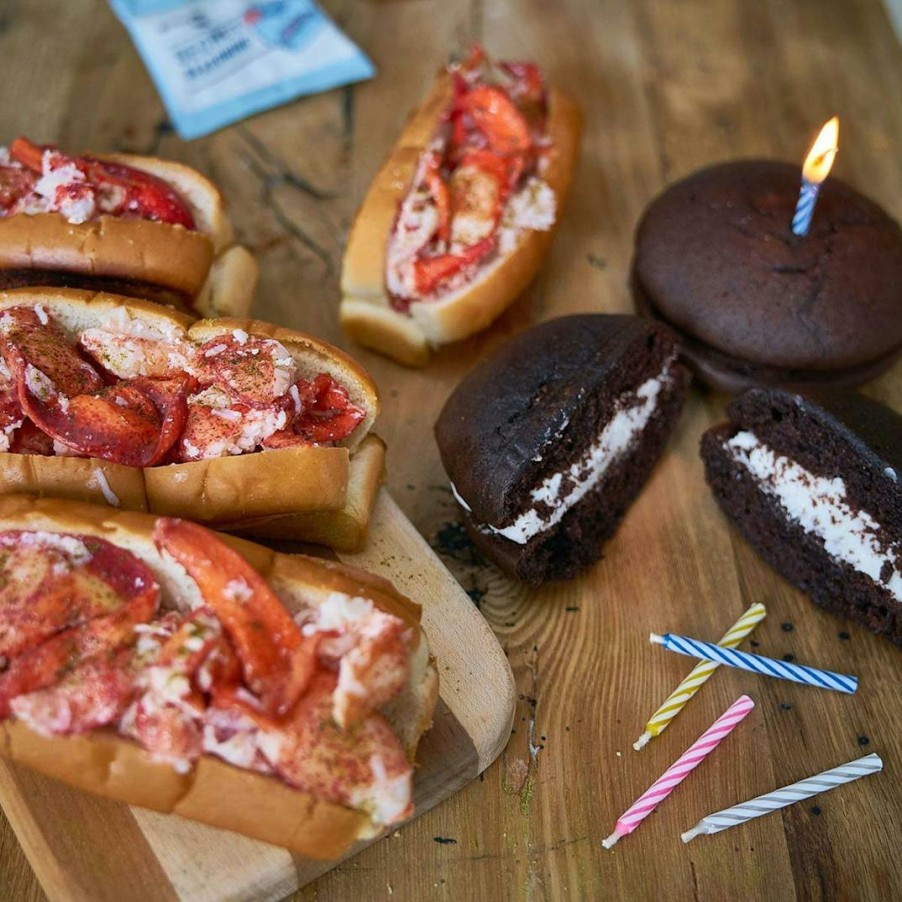 Foods Luke's Lobster Cookies | Lobster Roll + Whoopie Pie Birthday Gift Pack (Frozen)