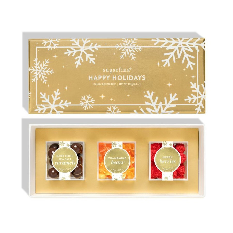 Foods Sugarfina Chocolate | Happy Holidays Candy Gift Box - 5 Pack