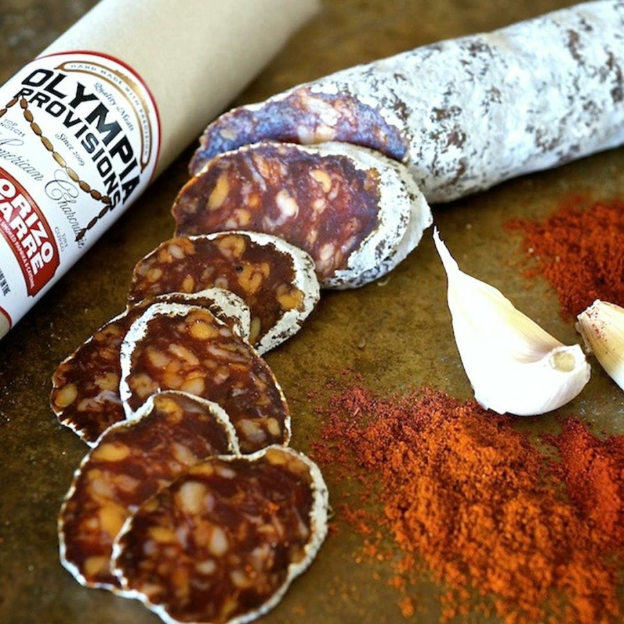 Foods Olympia Provisions Sausages | Spanish Salami Sampler With Red Gift Box