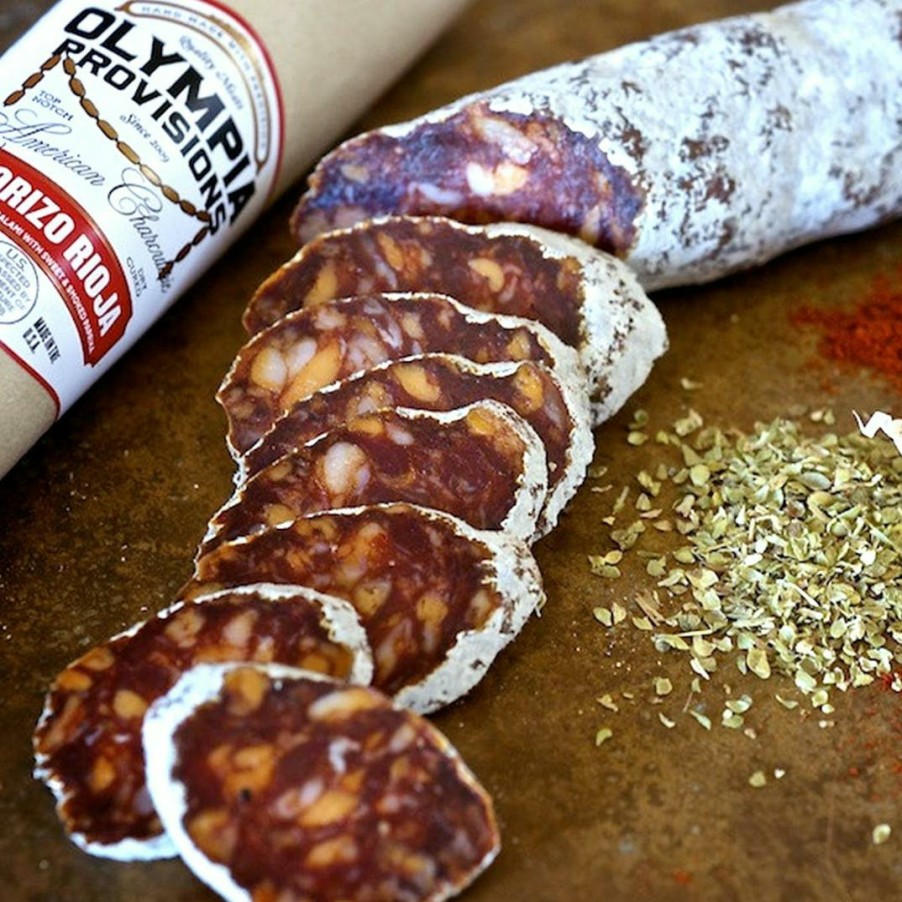 Foods Olympia Provisions Sausages | Spanish Salami Sampler With Red Gift Box